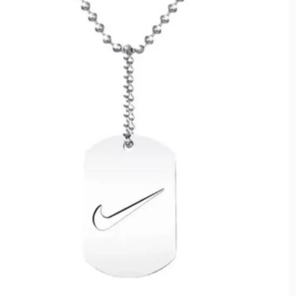 NIKE Dog Tag Necklace - Picture 1 of 7